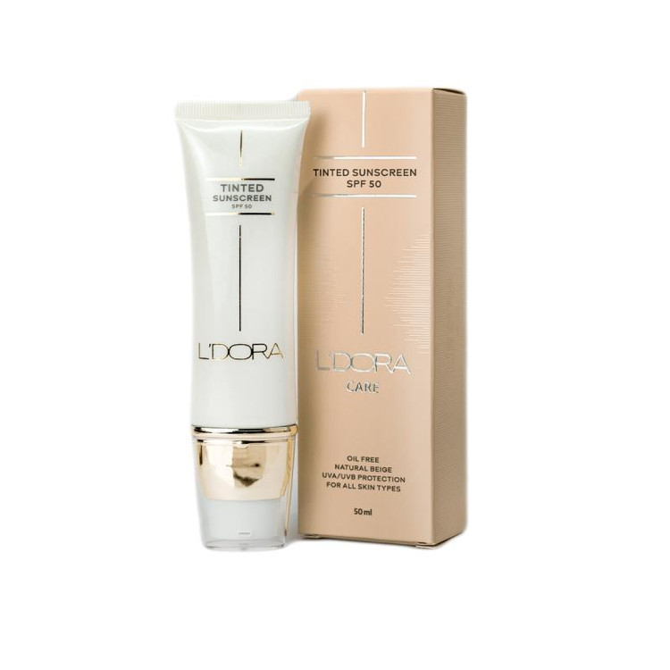 کرم ضدآفتاب رنگی SPF50 لدورا کر 5۰ میلی لیتر
