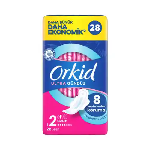 نوار بهداشتی ارکید روز الترا Orkid Ultra gunduz سایز 2 بسته 28 عددی