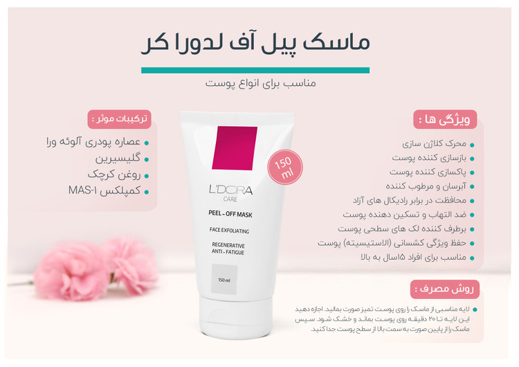 ماسک پیل آف لدورا